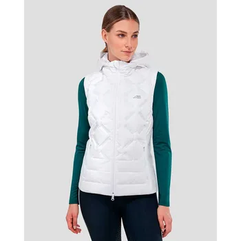 Dámská vesta Vesta Equiline dámská péřová S bílá