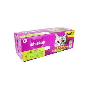Krmivo pro kočku Whiskas kaps. Core drůbeží výběr v želé 40x85g