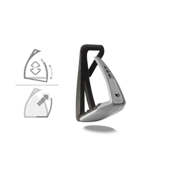 Třmeny FreeJump Soft Up Lite stříbrná