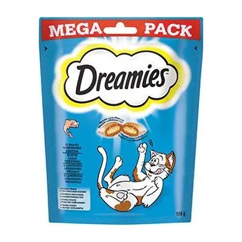 Pamlsek pro kočku Dreamies kočka pochoutka Mega Pack s lososem 180g