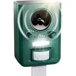 Vodotěsný solární ultrazvukový odpuzovač kun, koček, psů a zvěře (Venkovní vodotěsný solární ultrazvukový odpuzovač zvěře s LED záblesky Přístroj s velkým solárním panelem a 5 provozními režimy. Působí na kočky, psy, kuny, hlodavce, zajíce, srnky a)