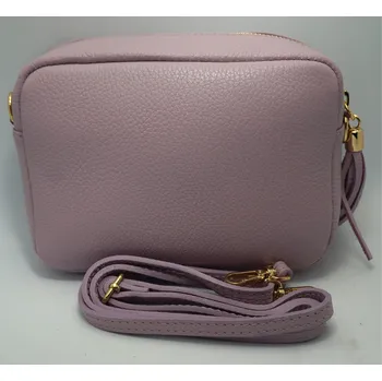 Vere Pelle Kožená kabelka Lady Josefina fialová Barva: Fialová