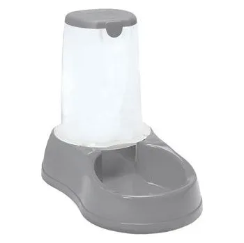 Miska pro psa Miska se zásob. na krmivo 1,5kg protiskluz šedá Zolux