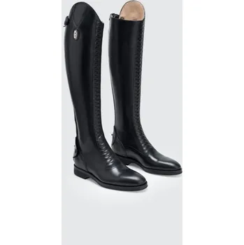 Moto obuv Boty vysoké kožené Secchiari Athena 39 H2 L černá