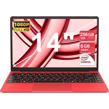 Notebook Notebook Aocwei 14 palců, 6 GB RAM, 128 GB SSD, podpora rozšíření až 1 TB, Intel, Windows 10, přenosný počítač FHD, WiFi X001XZ049V