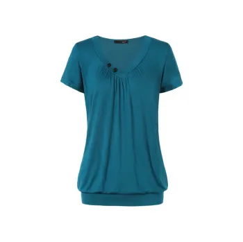 Dámské tričko DJT Fashion Dámské tričko - modrozelená XXL