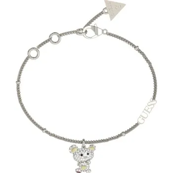 Náramek Guess Originální ocelový náramek s medvídkem Vintage Guess JUBB04688JWRHCL 14,5 cm + 2 měsíce na vrácení zboží