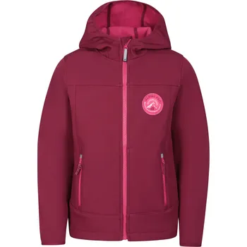 Dětská móda ALPINE PRO - OMANO DĚTSKÁ SOFTSHELLOVÁ BUNDA S MEMBRÁNOU