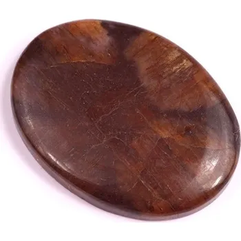 Přírodní kámen Kabošon Chiastolite Jasper č.1826 (38x28x5mm)