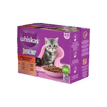 Krmivo pro kočku Whiskas kaps. Core Junior klas.výběr ve šťávě 12x85g