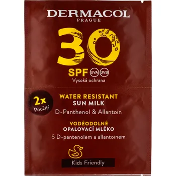 Přípravek na opalování SUN Mléko na opalování SPF 30, 2 x 15 ml Dermacol - Oficiální e-shop Dermacol
