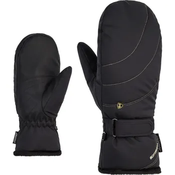 Rukavice Ziener KAHLIA PR lady mitten black/art gold Velikost č.: 8