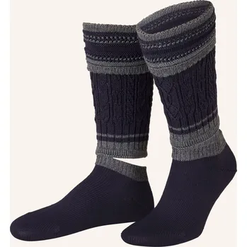 Pánské ponožky Lusana Ponožkové Návleky Loferl Wadlwärmer Z Merino Vlny,...