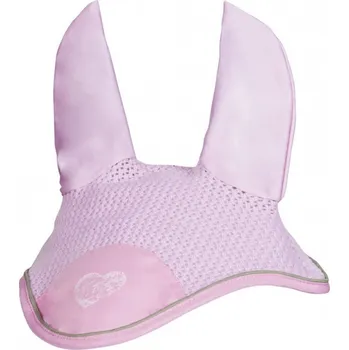 Koňská maska proti hmyzu Čabraka HKM Horse Spirit pony růžová