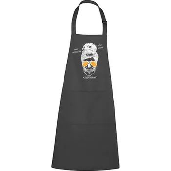 Kuchyňská zástěra DOBRÝ TRIKO Zástěra s potiskem Život mámy Barva: Antracitová