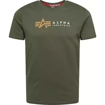 Alpha Industries Alpha Label T (dark olive) triko XXL