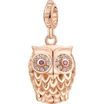 Náramek Rosato Bronzový přívěsek Sovička se zirkony Storie RZ002 + 2 měsíce na vrácení zboží