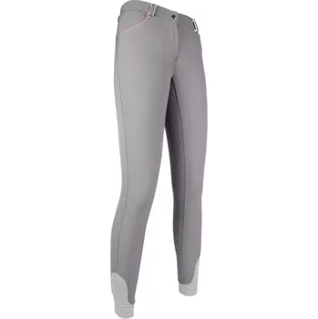 Jezdecké kalhoty Rajtky HKM Black and White Grip 42 šedá