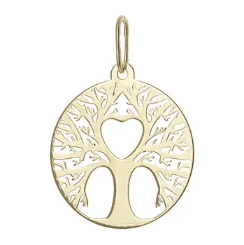 Přívěsek Přívěšek ze žlutého zlata strom života PA1748MF