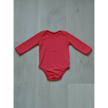 Kojenecký body Rostoucí Merino Body MoniLu dl. rukáv - melounová Velikost Body: 50/56-62