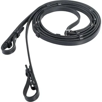 Otěže Horze kožené Laelia se zarážkama full černá