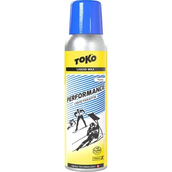 Lyžařský vosk Toko Triplex Performance Liquid Paraffin modrá