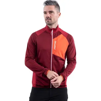 Pánská mikina GTS 301722M pánská waffle fleece mikina, Bordo XXL