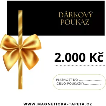 Dárkový potravinový koš Dárkový poukaz v hodnotě 2.000 Kč