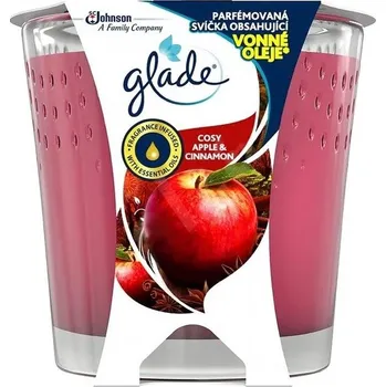 Svíčka Glade svíčka 129 g Cosy Apple & Cinnamon