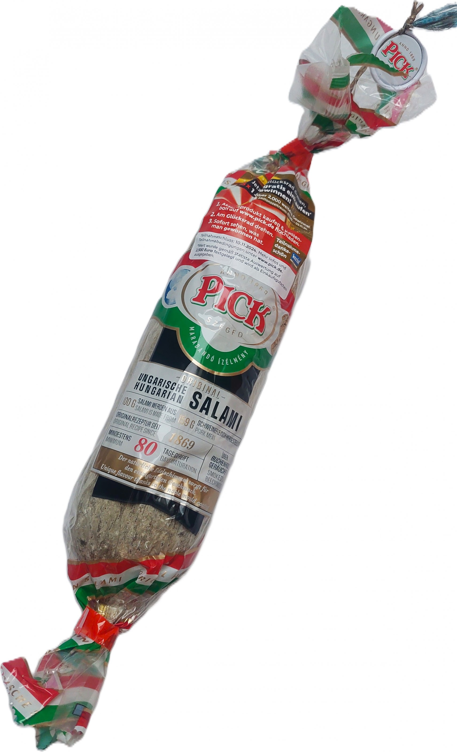 PICK ORIGINAL Ungarische Salami - pravý maďarský salám 400g