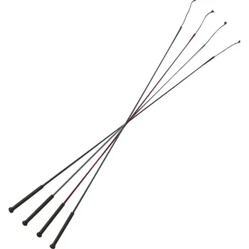 Jezdecký bičík Drezurní bič Whip&Go 120cm šedá