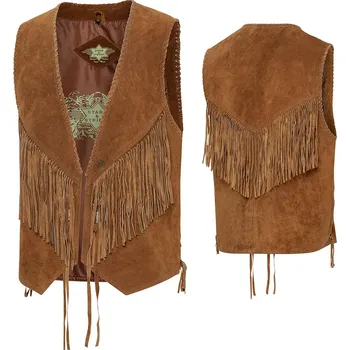 Pánská vesta Vesta Stars and Stripes s trásněmi XXL