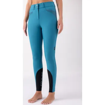 Jezdecké kalhoty Rajtky Equiline Edrifh high waist full grip 38(IT42) tyrkysová