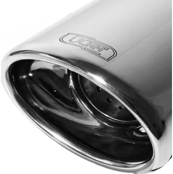 Zadní díl výfuku ULTER SPORT Sportovní výfuk 1x 120x80mm LEVÁ - ALU NM-142, univerzální