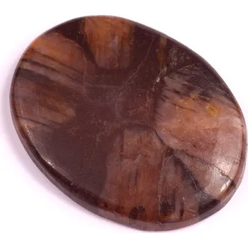 Sběratelství Kabošon Chiastolite Jasper č.1827 (40x31x5mm)