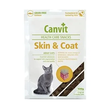 Krmivo pro kočku Canvit Snacks CAT Skin Coat 100g