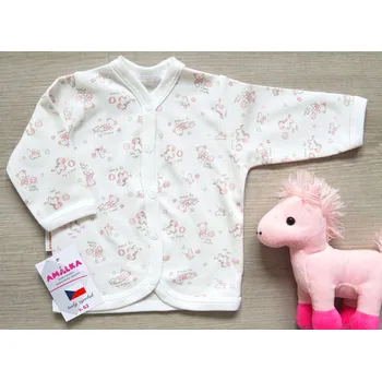 Kojenecká bunda AMÁLKA Bavlněný kojenecký kabátek, hračky Velikost: 62