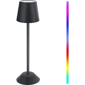 Noční světlo MUEZDUR Kabelová dotyková bezdrátová stolní lampa s ovládáním jasu, teplotou 3000K-6000K, LED lampa s akumulátorem X001WOVKRN