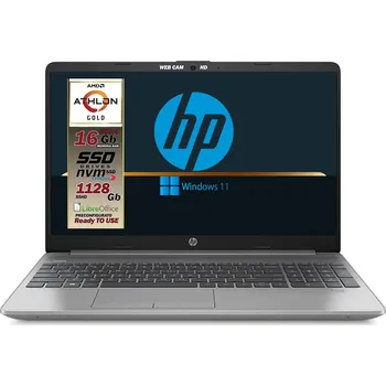 Notebook Hewlett-Packard | Notebook HP 255 G9 Silver, SSDHD 1128GB, 16GB RAM, 15,6" FullHD displej, Amd A9 Gold 3150U až 3,3 GHz, Wi-fi, 3 USB, HD webkamer X0011HU1PN