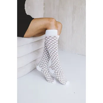 Dámské punčochy DÁMSKÉ PODKOLENKY FASHION GG 0248.008 bílá 37-41