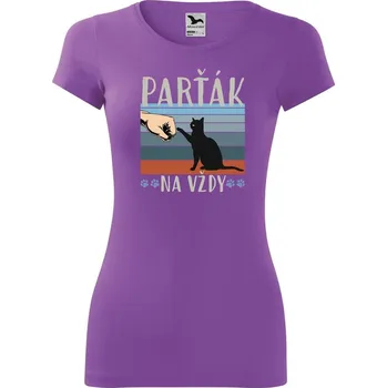 DOBRÝ TRIKO Dámské tričko Parťák na vždy Velikost: XL, Barva: Fialová