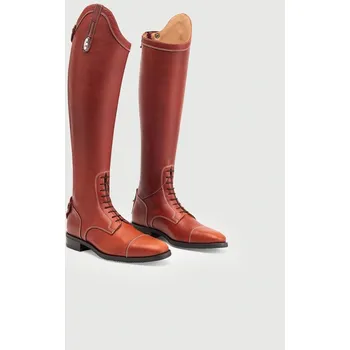 Moto obuv Boty vysoké kožené Secchiari 200W 39 H2 M cotto