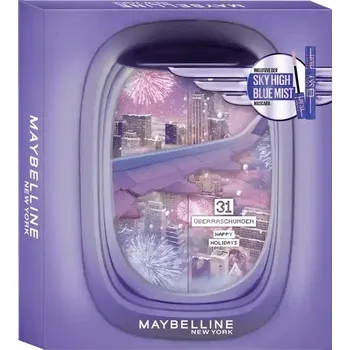 Maybelline Sky High Blue Mist adventní kalendář 2024 Kosmetická sada Maybelline Sky High Blue Mist adventní kalendář 2024