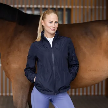 Bunda Horze Fiora waterproof 38 tmavě modrá
