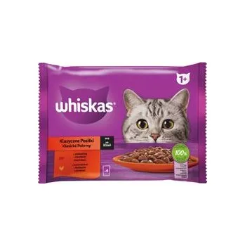 Krmivo pro kočku Whiskas kaps. Klasický výběr zel. šťávy 4x85g