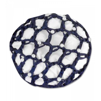 Síťka do vlasů Perlen modrá