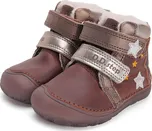 Zimní kožené barefoot boty D.D.step W073-42766A Chocolate 24