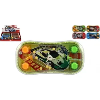 Hlavolam Vodní hra hlavolam auto 13x11cm plast 4 barvy 12ks v boxu