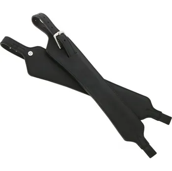 Třmenové řemeny Norton kožené Confort M černá