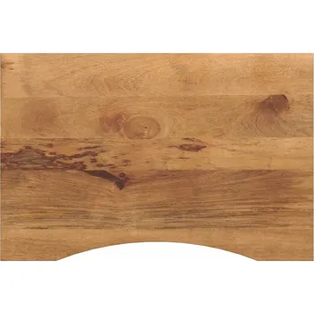 Konferenční stolek vidaXL Stolní deska s výřezem 90 x 50 x 2,5 cm masivní hrubý mangovník [370208]